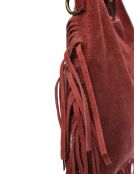 Miracle Bordeaux leren hobotas - 21x31,5 cm