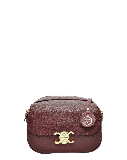 Elina Vin Schultertasche aus Leder - 17x22x7 cm