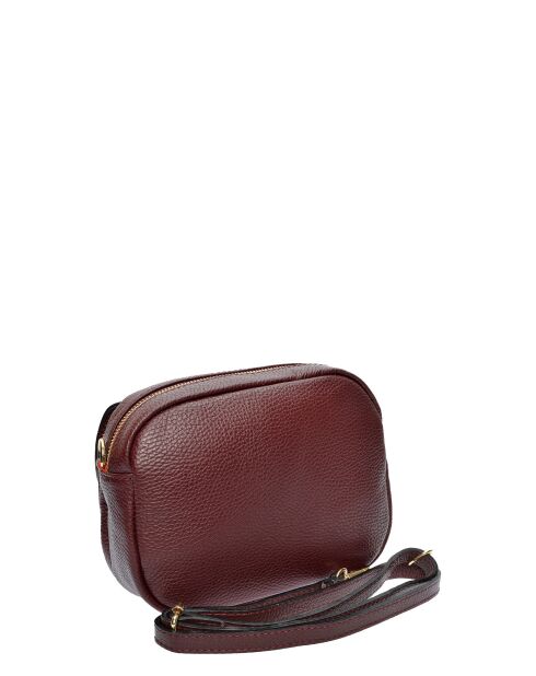 Elina Vin Schultertasche aus Leder - 17x22x7 cm