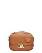 Schultertasche Elina Cognac aus Leder - 17x22x7 cm