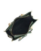 Cyrah Green Handtasche aus Samt, 28,5 x 29,5 x 12 cm