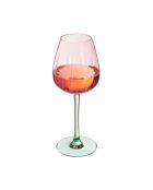 4 Swirly gekleurde steelglazen - 47cl