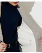 Mantel Fraxinus aus grauer Wolle