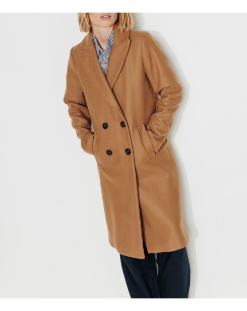 Rechte jas van Senlis in kamelenwol