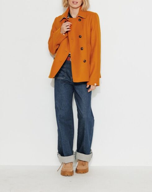 Authentieke pruimentop voor dames van honingwolmix