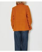 Authentieke pruimentop voor dames van honingwolmix