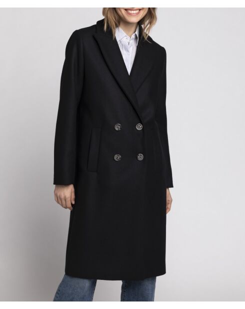 Rechte jas van Senlis in zwarte wollen stof