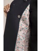 Cappotto Chabottes da donna in panno di lana blu marino