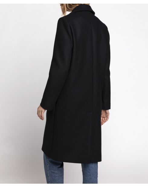 Rechte jas van Senlis in zwarte wollen stof