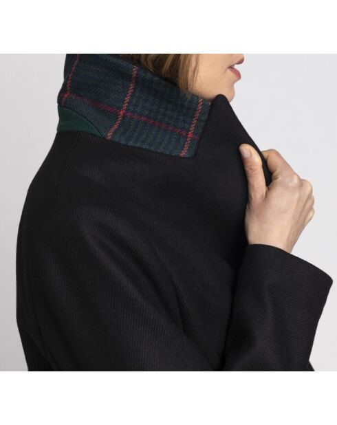 Rechte jas van Senlis in zwarte wollen stof