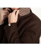 Rechte jas van Senlis in bruine wollen stof