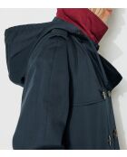 Authentischer Tangry-Trenchcoat aus reiner Baumwolle in Marineblau