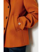 Authentieke pruimentop voor dames van honingwolmix