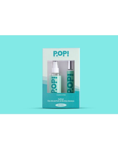Popbox! Haarspray mit Baumwollblüten, 100 ml+ 30 ml