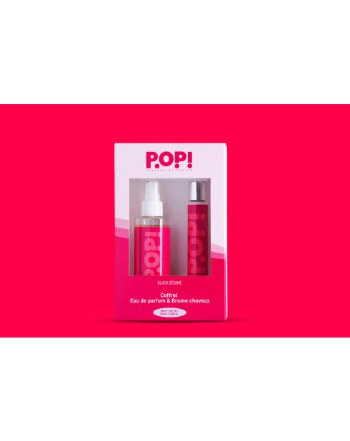 Popbox! zwarte sesam haarmist - 100 ml + 30 ml