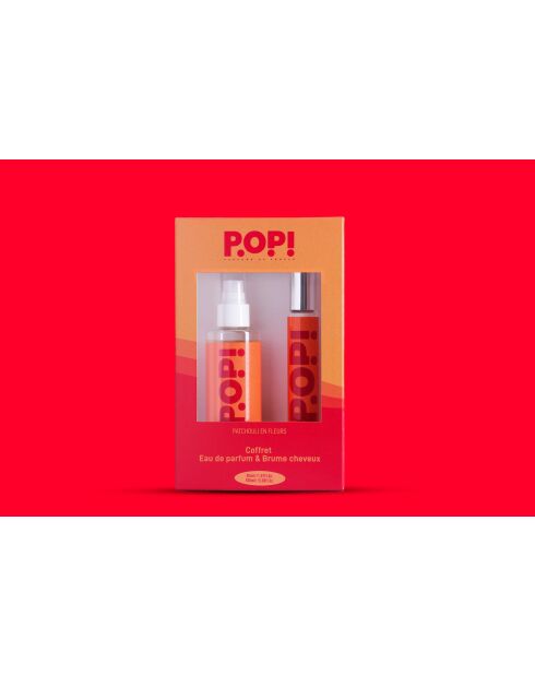Popbox! Haarmist met Patchouli-bloemen - 100 ml + 30 ml