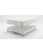 Magal Matratzenset 30 cm+2 weiße Lattenroste - 2x180x200 cm