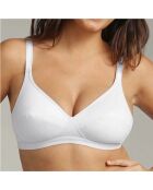 Basic Micro Support weißer BH ohne Bügel