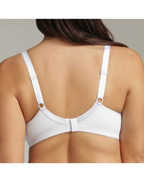 Basic Micro Support weißer BH ohne Bügel