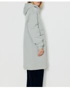 Großer übergroßer Caussade-Parka aus hellgrauem Ripstop-Stoff