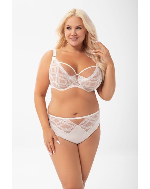 Cremefarbener BH Estelle