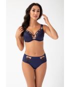 Marineblauwe bh van zacht mesh Luisse