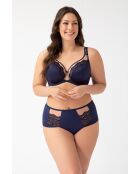 Marineblauwe bh van zacht mesh Luisse