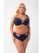 Marineblauwe bh van zacht mesh Luisse