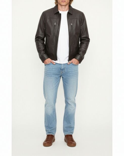 Braune Lederjacke von Bittum