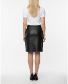 Blana Schwarzer Lederrock