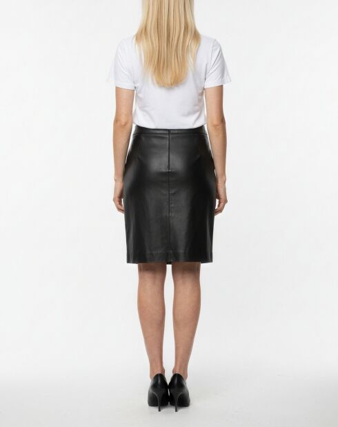 Blana Schwarzer Lederrock