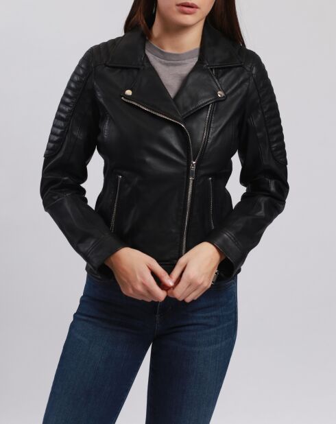 Perfecto en Cuir Brithney noir