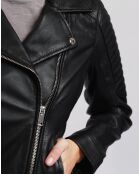 Perfecto en Cuir Brithney noir