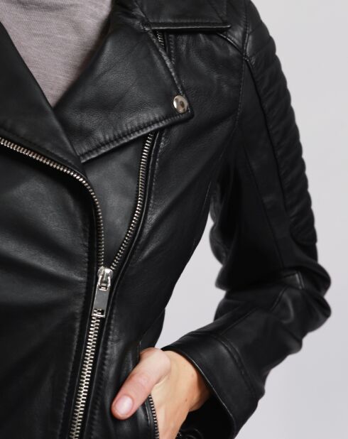 Perfecto en Cuir Brithney noir