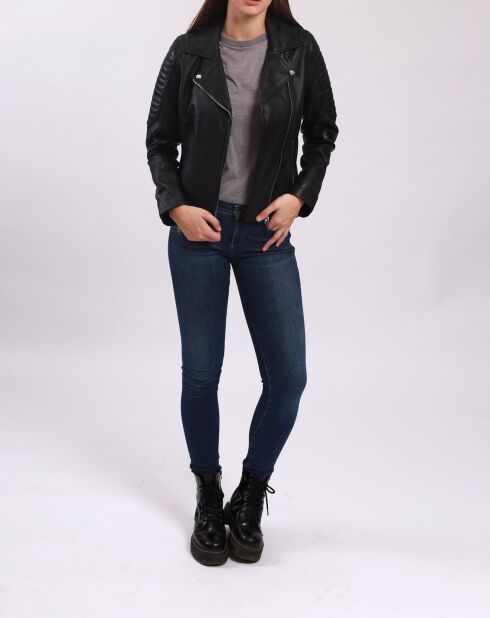 Perfecto en Cuir Brithney noir