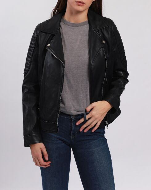 Perfecto en Cuir Brithney noir