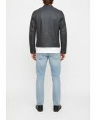 Chance vintage zwarte leren jas