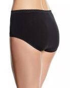 3 schwarze Midihöschen aus Baumwolle