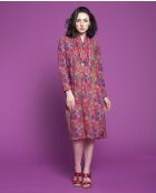 Cambric Suz Flower Rotes Kleid