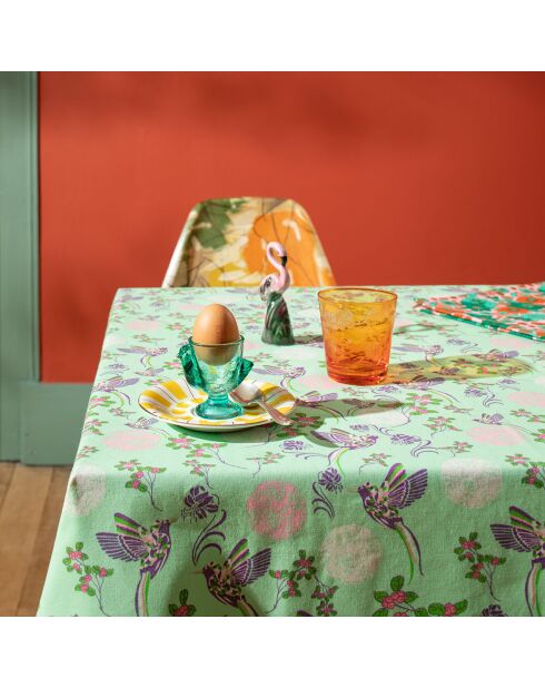 Nappe en Coton bio Sintra verte