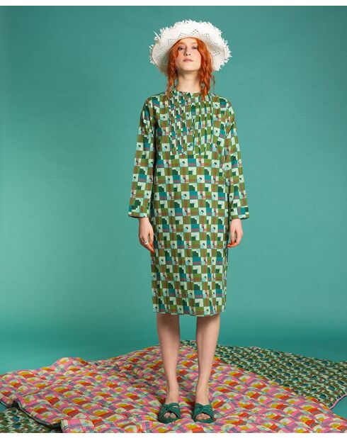 Aberdeen Emerald Suz Cambric-Kleid