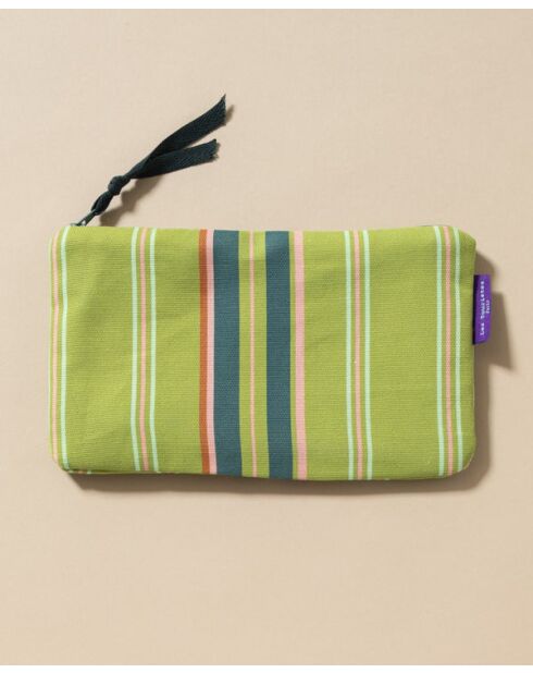 Margate Green Mina katoenen etui - 24x14 cm
