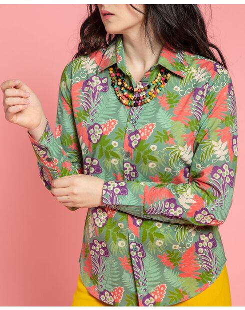 Chemise en Cambric Che Vert Fougère