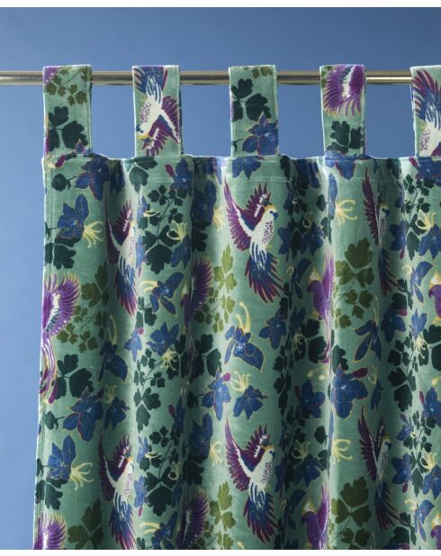 Rideau velours en Velours Ridv Vert - 265x110 cm
