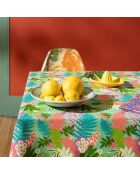 Farngrüne Tischdecke aus Bio-Baumwolle