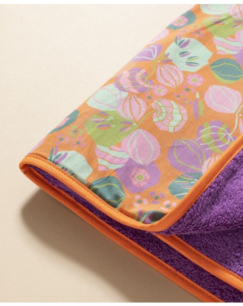 Tow Bloom oranje katoenen badhanddoek - 70x140 cm