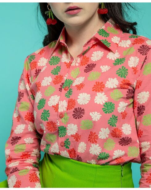 Cambric Che Birma Koraalhemd