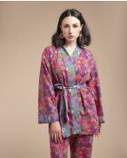 Cambric Jack Rote Blumenjacke