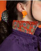 Einfarbiges lila Cambric-Che-Hemd