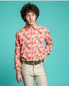 Cambric Che Burma Korallenhemd